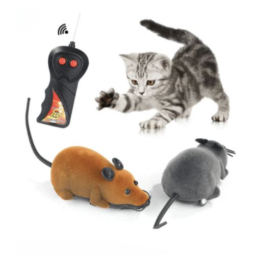 Souris télécommandée pour chat